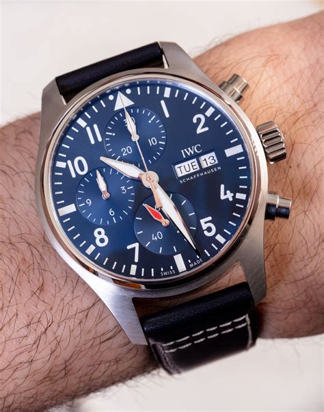 iwc pilot chronograph review|iwc pilot's watch chronograph 41.